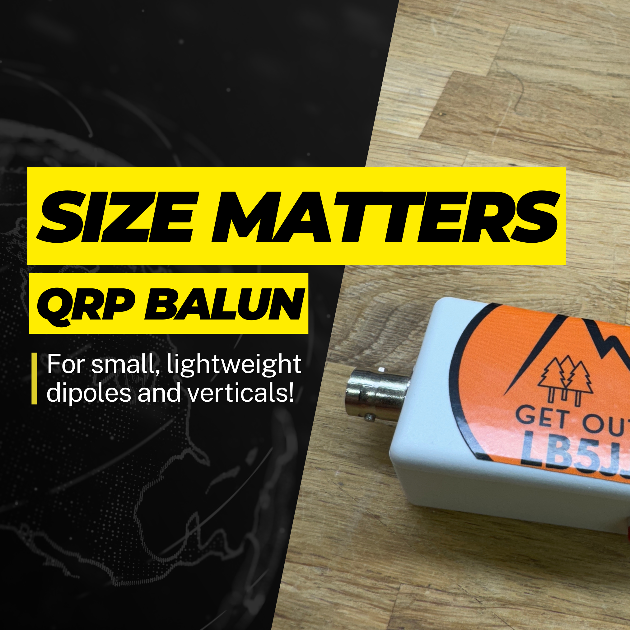 Size matters: QRP Balun